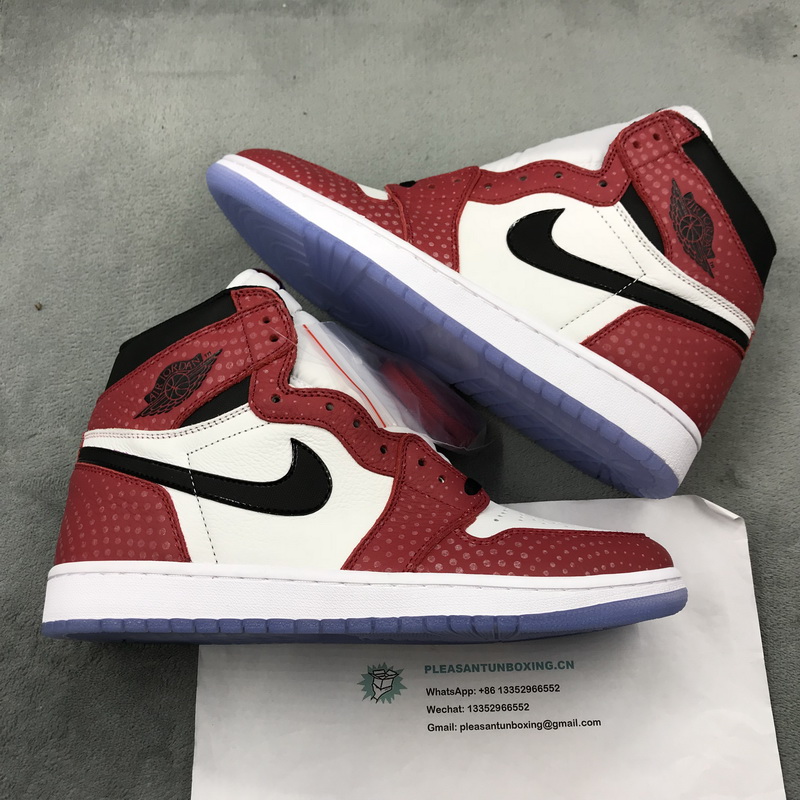 Authentic Air Jordan 1 Spiderman